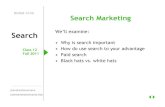 Search Marketing and SEO