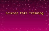 Science Fair Training Slides