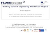 Teaching Software Engineering With FLOSS Projects