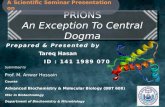 Prions _ An exception to central dogma