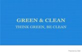 Green & Clean - OAP Presentation