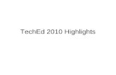 SAP TechEd 2010 highlights