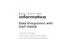 SAP HANA Data integration using Informatica