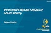 Introduction to Big Data Analytics on Apache Hadoop