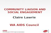 Community Liaison & Social Engagement – Where to from here?