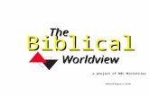 Biblical  Worldview