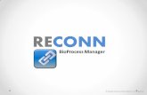 Spectra's RECONN BioProcess Manager - Overview