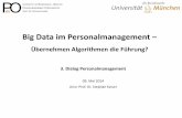 Big Data im Personalmanagement (HRM)