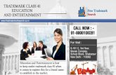 Trademark Class 41 | Education and Entertainment