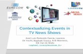 Contextualizing Events in TV News Shows - SNOW 2014