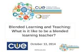 Blended Learning: Teacher Perspective