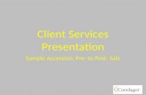 Client services overview