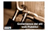 Governace dei siti web pubblici