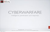 ICT Security 2011 - Cyberwarfare: intelligence penetration_response