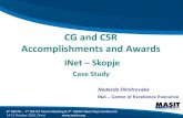Cg and csr accomplishments and awards