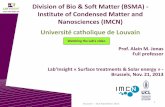 Bio & Soft Matter (BSMA) - UCL