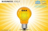 Business idea light bulb clicking shinning innovation decision making new product development powerpoint presentation templates.