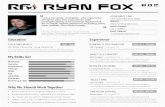 Ryan Foxâ€“Design Resume