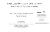 Business Climate Survey Q1/14
