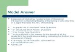 Marketing Model Paper With Answer