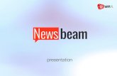Zwycięski projekt News beam - hackathon Editors Lab