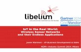 Libelium: IoT in the real world- wireless sensor networks and their endless applicaitons_m2m+ industry summit milano 2014