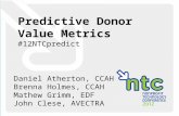 Predictive Donor Value Metrics