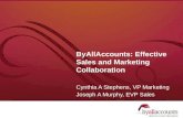 MassTLC Sales Enablement Summit: ByAllAccounts: Effective Sales and marketing collaboration