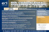 6th Clinical Data Disclosure Summit, March 2011, Philadelphia