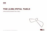 Open Design product 01 | (LDN) petal table
