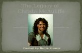The Legacy of Christa McAuliffe
