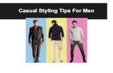 Style tips for men