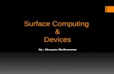 Surface Computing & Devices