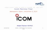 Icom radio Factory Tour 2010 by VA7OJ