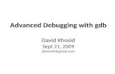 Advanced Debugging with GDB