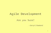 March APLN: Agile development- Measure & Analyze by Garry Rowland