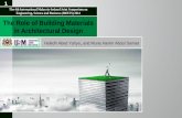The role of building materials in architectural design