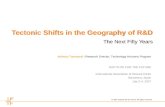 Tectonic Shifts In The Geography Of R&D
