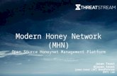 Modern Honey Network at Bay Area Open Source Security Hackers