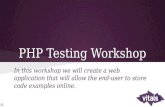 PHP Testing Workshop