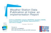 Weather Station Data Publication at Irstea: an implementation Report.