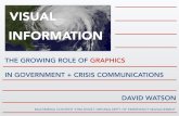 Visual Information: the Growing Role of Graphics in Government + Crisis Communications