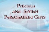 Collection of precious & stylish personalized gifts