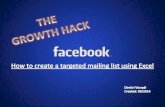The Facebook Growth Hack