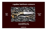 Rupalee Heirloom Scissors