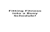 Busy fitness- How to Fit Fitness in Busy Schedule