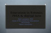 Education in Estonia: PISA and Digital Turn