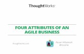 Four attributes of an agile business