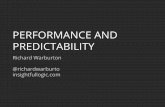 Performance and predictability (1)