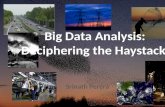 Introduction to Big Data: making sense of the World around Us